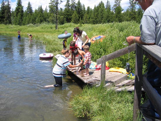 2006 family reunion in Yellowstone National Park